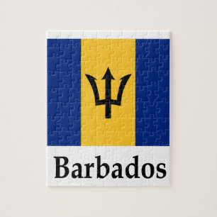 Quebra-cabeça Barbados embandeiram e nomeiam