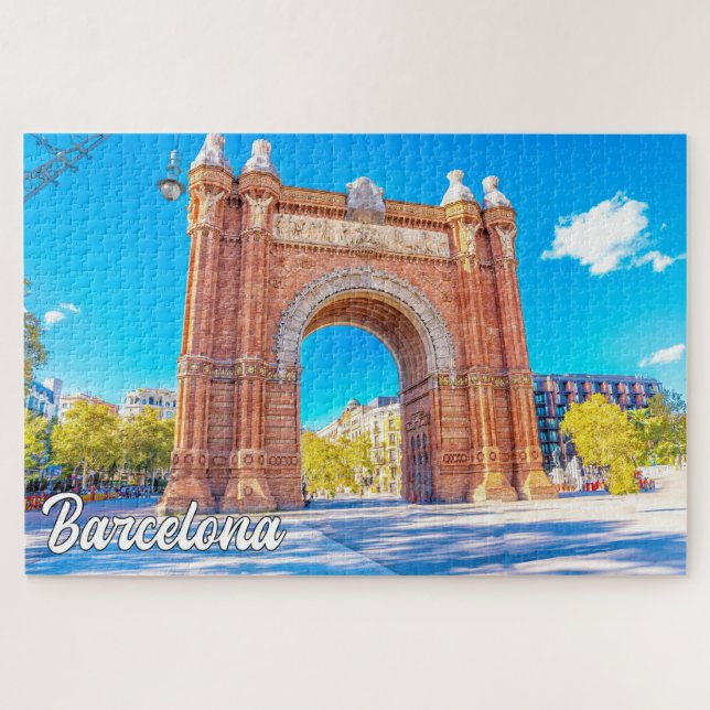 Quebra-cabeça Barcelona, Espanha (Horizontal)