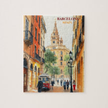 barcelona espanha Art Vintage