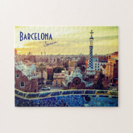 Quebra-cabeça Barcelona, Espanha - Park Guell