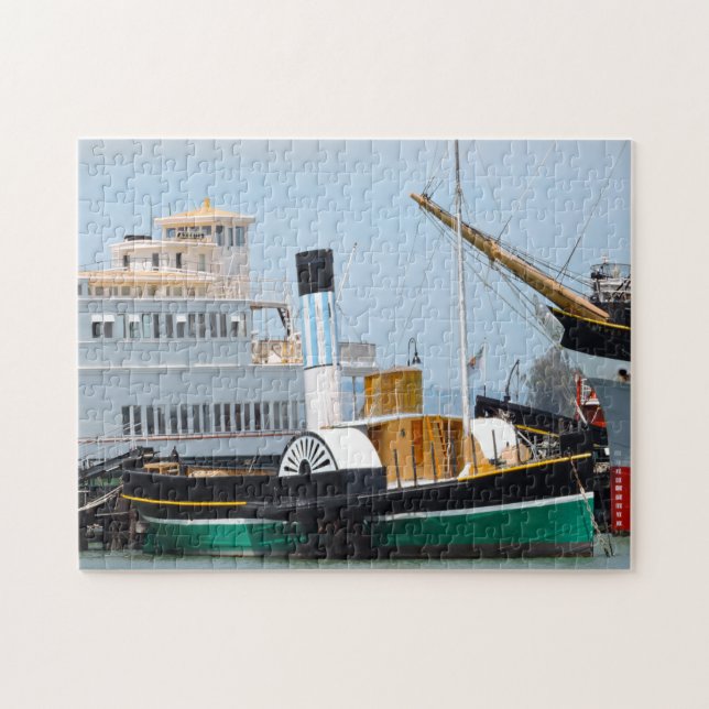 Quebra-cabeça Barco a Remo Mississippi. (Horizontal)