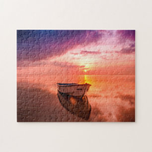 Quebra-cabeça Barco ao Ancoradouro.