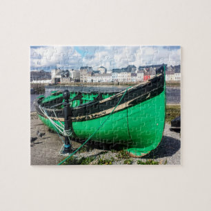 Quebra-cabeça Barco de Pesca Antigo Galway Irlanda.