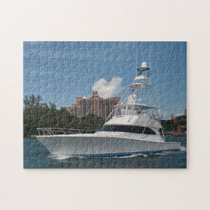 Quebra-cabeça Barco do Mar Atlantis Bahamas.