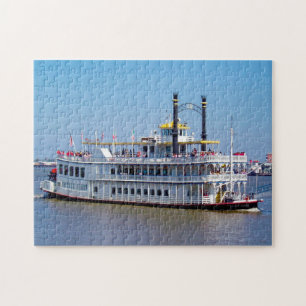 Quebra-cabeça Barco fluvial New Orleans Louisiana.