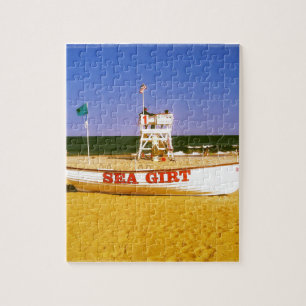 Quebra-cabeça Barco Girt mar do Lifeguard