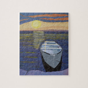 Quebra-cabeça Barco por Canvas Shore Art
