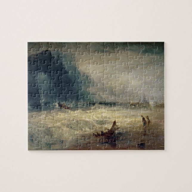 Quebra-cabeça Barco salva-vidas e Manby de Joseph Mallord (Horizontal)