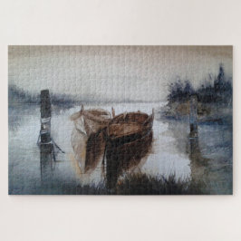 Quebra-cabeça barcos a cores