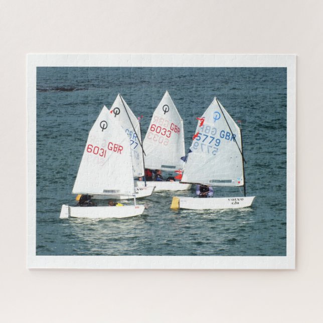 Quebra-cabeça Barcos à vela (Horizontal)