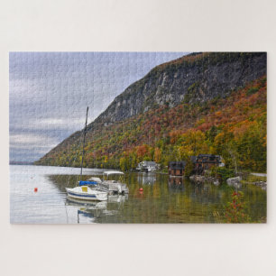 Quebra-cabeça Barcos à vela no Resto do Lago Willoughby, Vermont