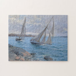 Quebra-cabeça Barcos à vela no rio