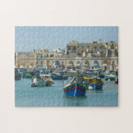 Quebra-cabeça Barcos coloridos malteses