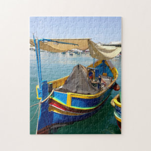 Quebra-cabeça Barcos de Pesca de Malta.