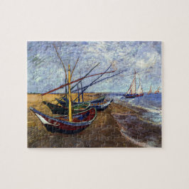 Quebra-cabeça Barcos de Pesca de Vincent van Gogh