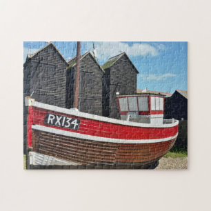 Quebra-cabeça Barcos de Pesca em Hastings Sussex