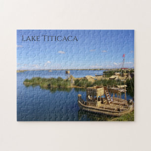 Quebra-cabeça barcos de titicaca