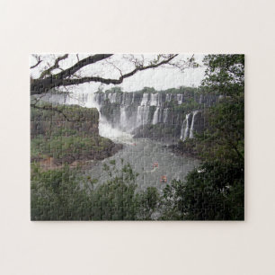 quebra-cabeça - Barcos em Iguazu Falls