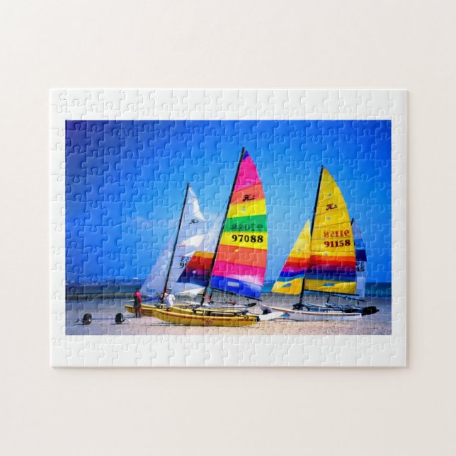 Quebra-cabeça Barcos Hobie cat em Jersey (Horizontal)