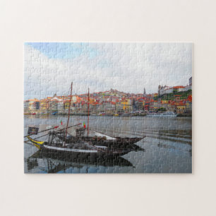 Quebra-cabeça Barcos no Rio Douro - Porto, Portugal