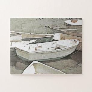 Quebra-cabeça Barcos Pequenos De Rowboat Superdimensionados