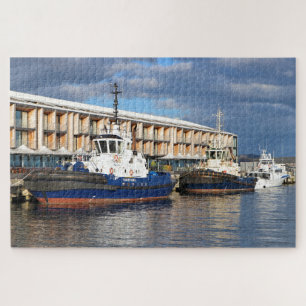 Quebra-cabeça Barcos-Tubarão, Hobart, Tasmânia, Austrália
