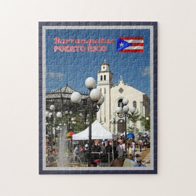 Quebra-cabeça Barranquitas - Porto Rico - (Vertical)