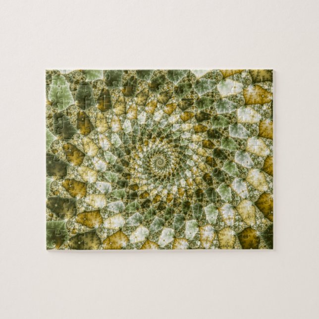 Quebra-cabeça Barras Marmortas - Arte Mandelbrot (Horizontal)