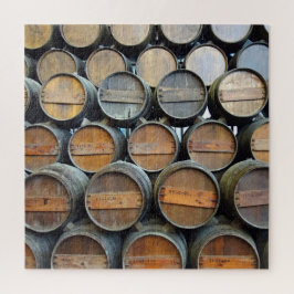 Quebra-cabeça Barris de Vinho Empilhados