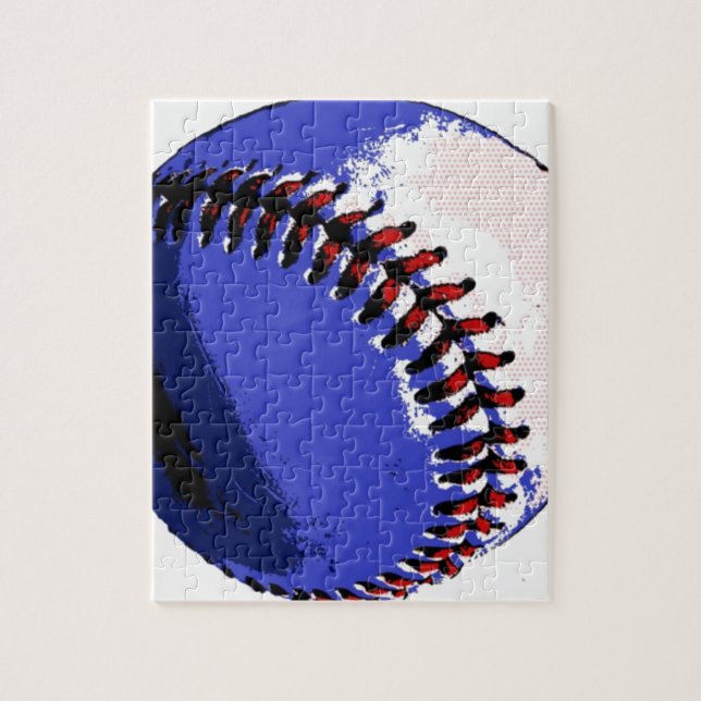 Quebra-cabeça Baseball de pop Art (Vertical)