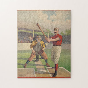 Quebra-cabeça Basebol Americano Vintage em 1895