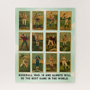 Quebra-cabeça basebol do vintage