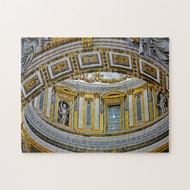 Quebra-cabeça Basílica de São Pedro Roma. (Horizontal)