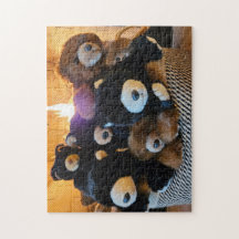 Basket of Bears Puzzle, 11" x 14", 252 pieces