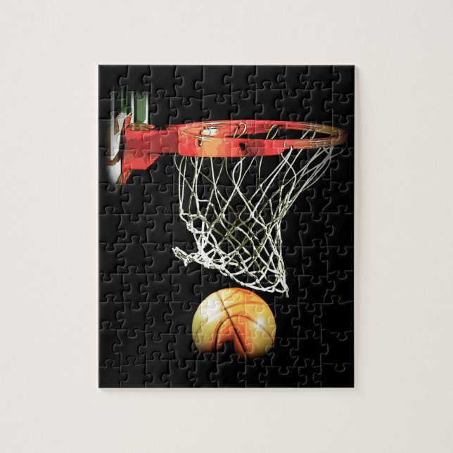 Quebra-cabeça Basquete - Arte Esportiva Popular (Vertical)