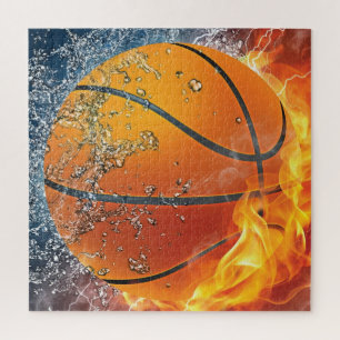 Quebra-cabeça Basquete flamejante