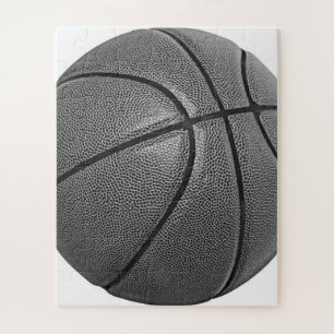 Quebra-cabeça Basquete preto e branco
