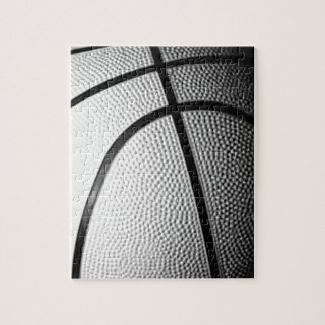 Quebra-cabeça Basquete preto-e-branco (Vertical)