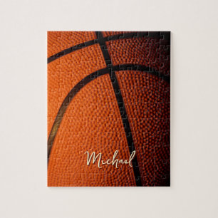 Quebra-cabeça Basquetebol Substituir Nome Personalizável 