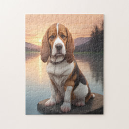 Quebra-cabeça Basset Hound Dog  