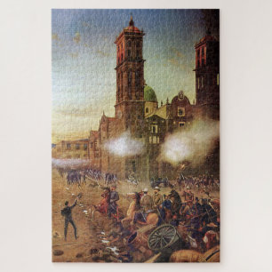 Quebra-cabeça Batalha da História Mexicana de Puebla