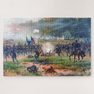 Quebra-cabeça Batalha de Antietam Thure de Thulstrup 1887 Restau