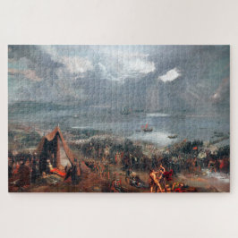 Quebra-cabeça Batalha de Clontarf Vikings Hugh Frazer 1826 