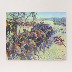 Quebra-cabeça Batalha de Guilford Courthouse Charles McBarron