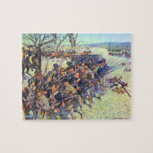 Quebra-cabeça Batalha de Guilford Courthouse Charles McBarron