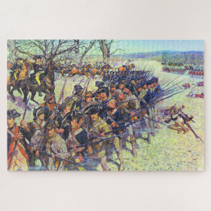 Quebra-cabeça Batalha de Guilford Courthouse Charles McBarron