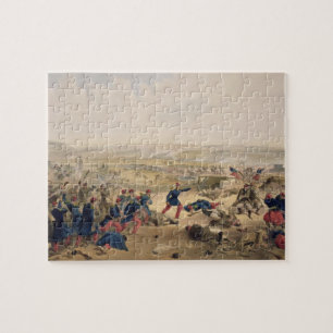 Quebra-cabeça Batalha do Tchernaya, o 16 de agosto de 1855,