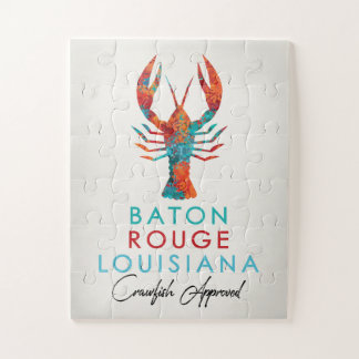 Quebra-cabeça Baton Rouge Louisiana Crawfish Bright