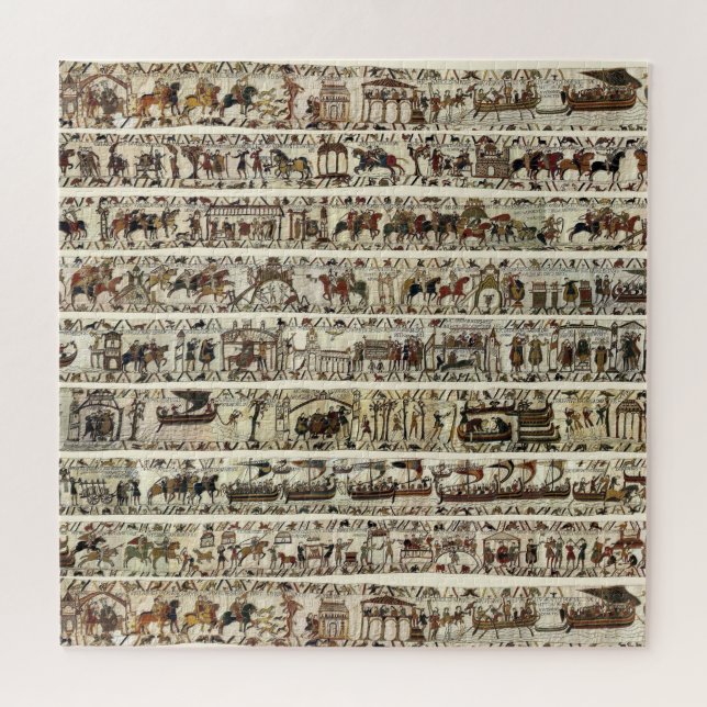 Quebra-cabeça BAYEUX TAPESTRY 1066 Batalha de Hastings (Horizontal)