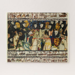 Quebra-cabeça BAYEUX TAPESTRY 1066 Morte do Rei Harold